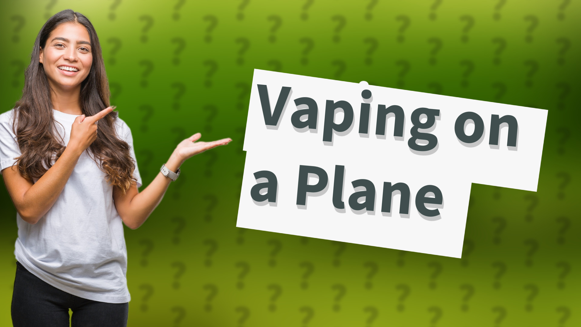 Vaping on a Plane