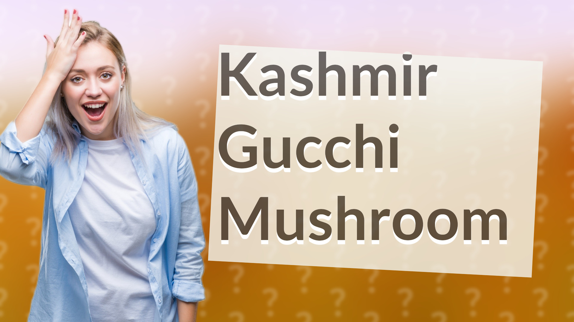 Kashmir Gucchi Mushroom