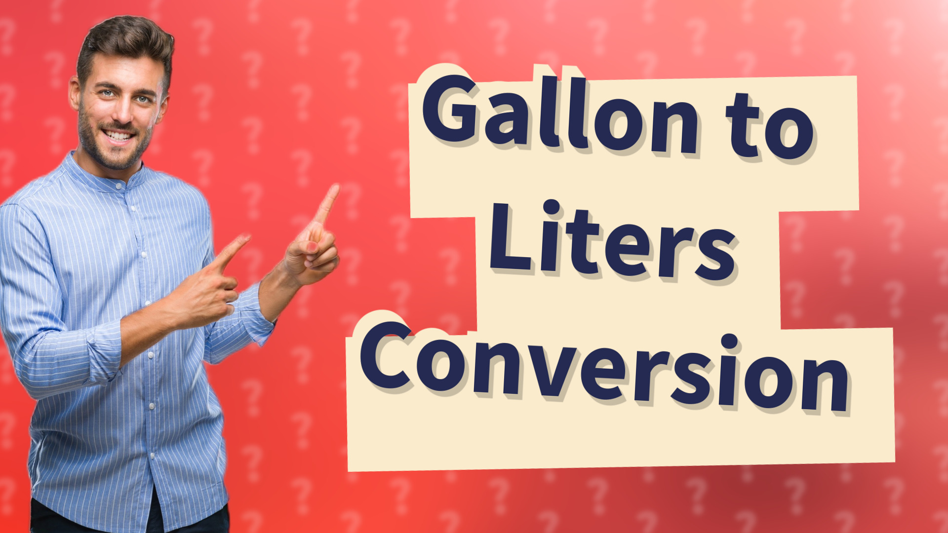 Gallon to Liters Conversion