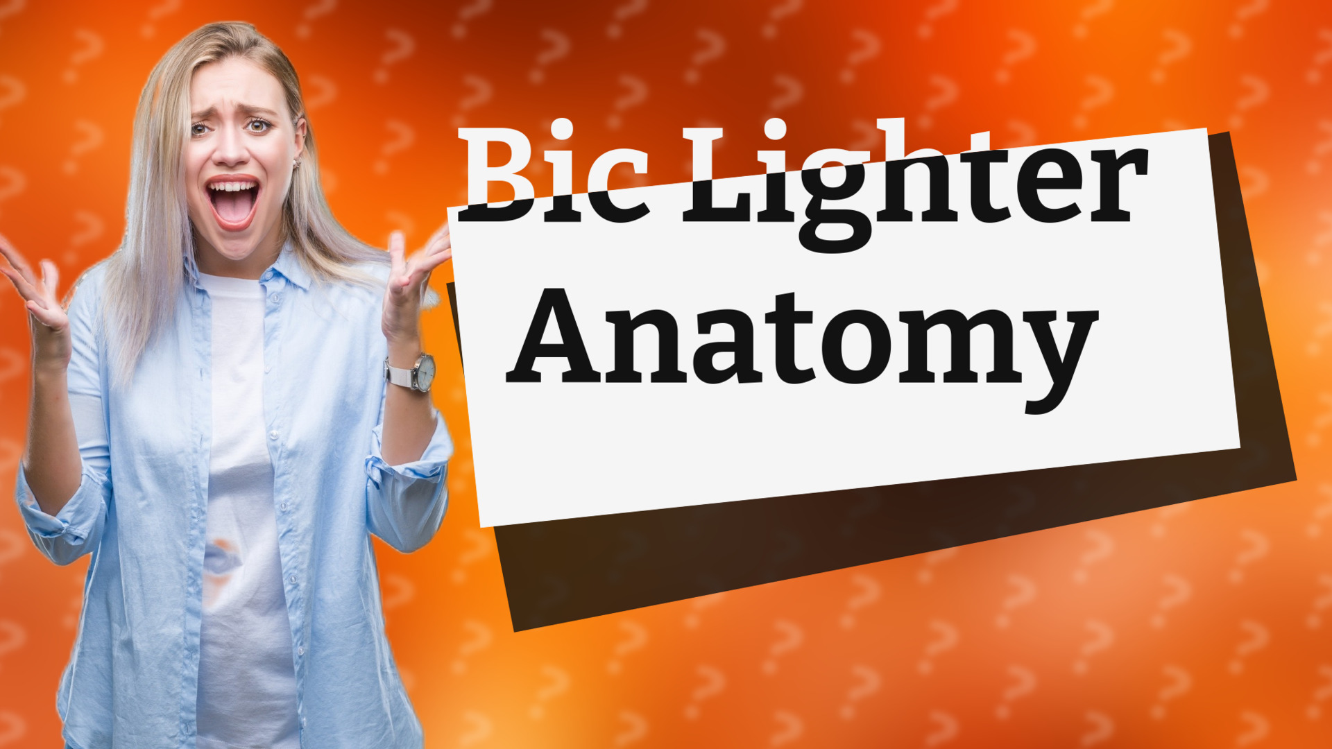 Bic Lighter Anatomy