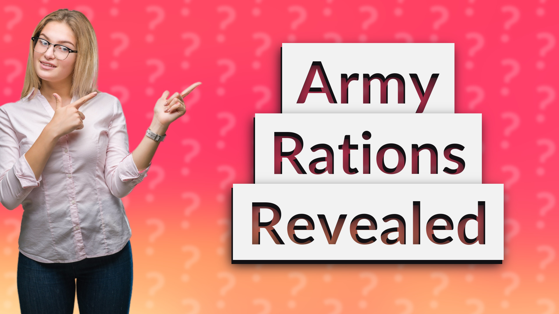 Army Rations Revealed