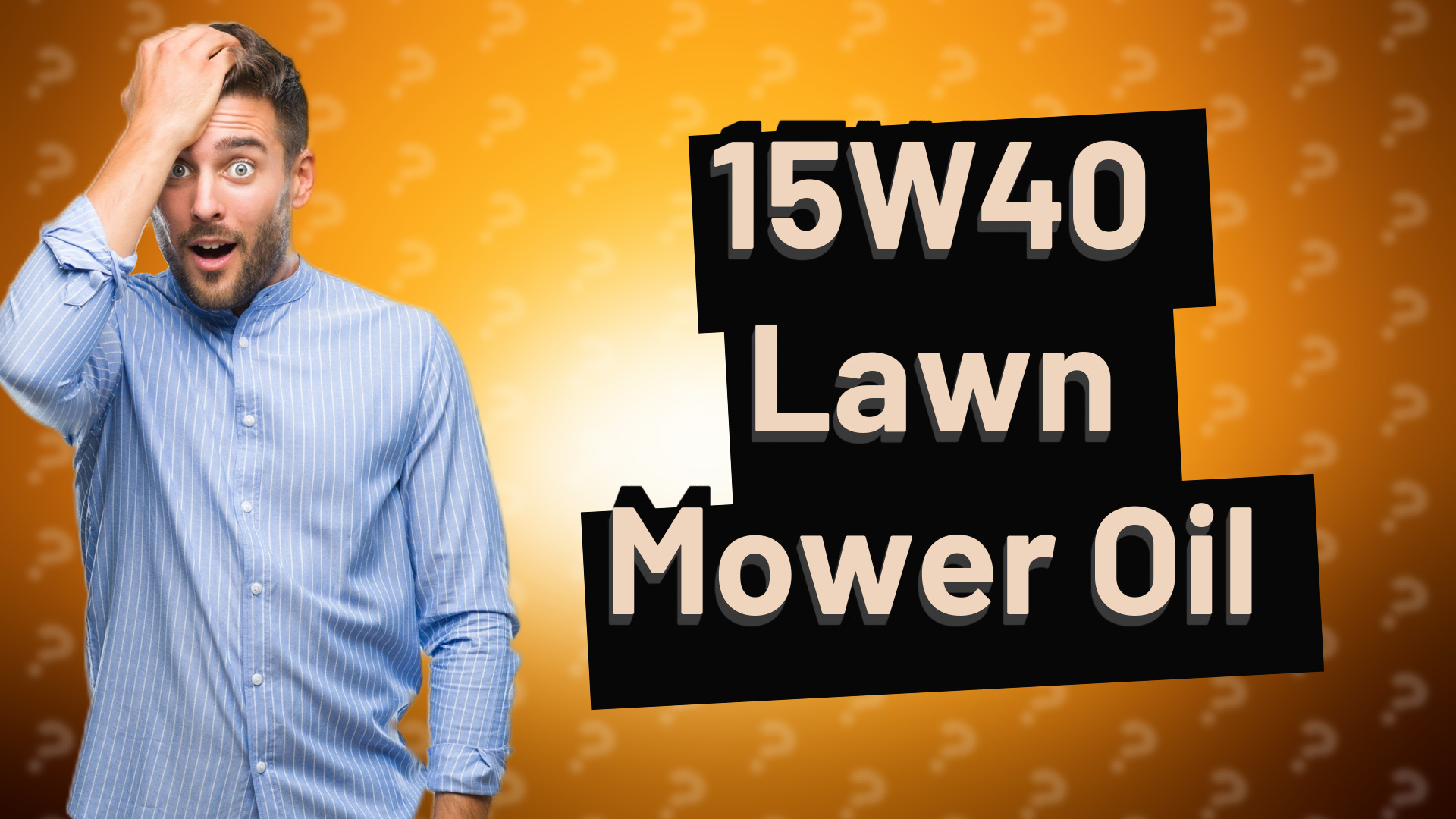 15W40 Lawn Mower Oil
