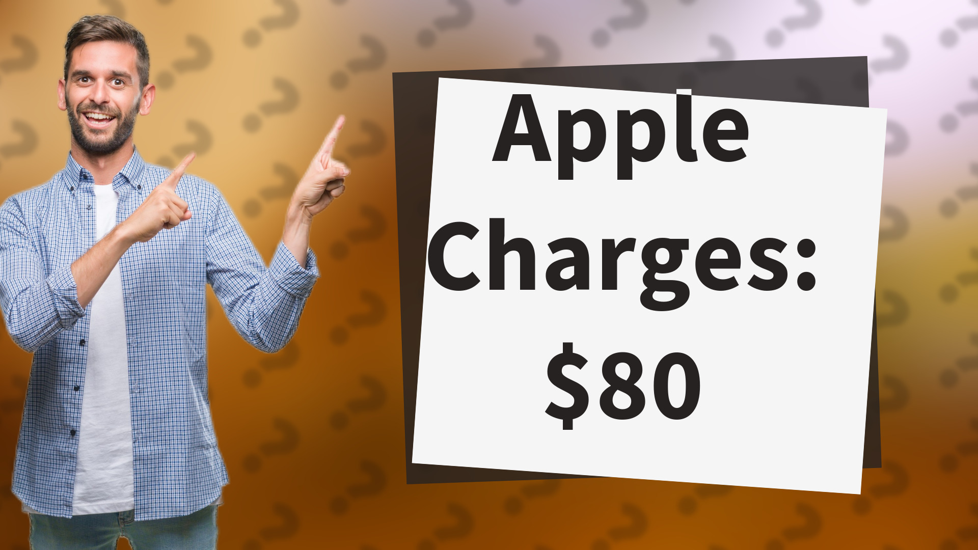 Apple Charges: $80