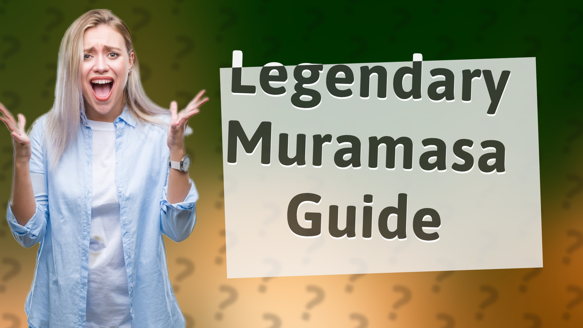 Legendary Muramasa Guide