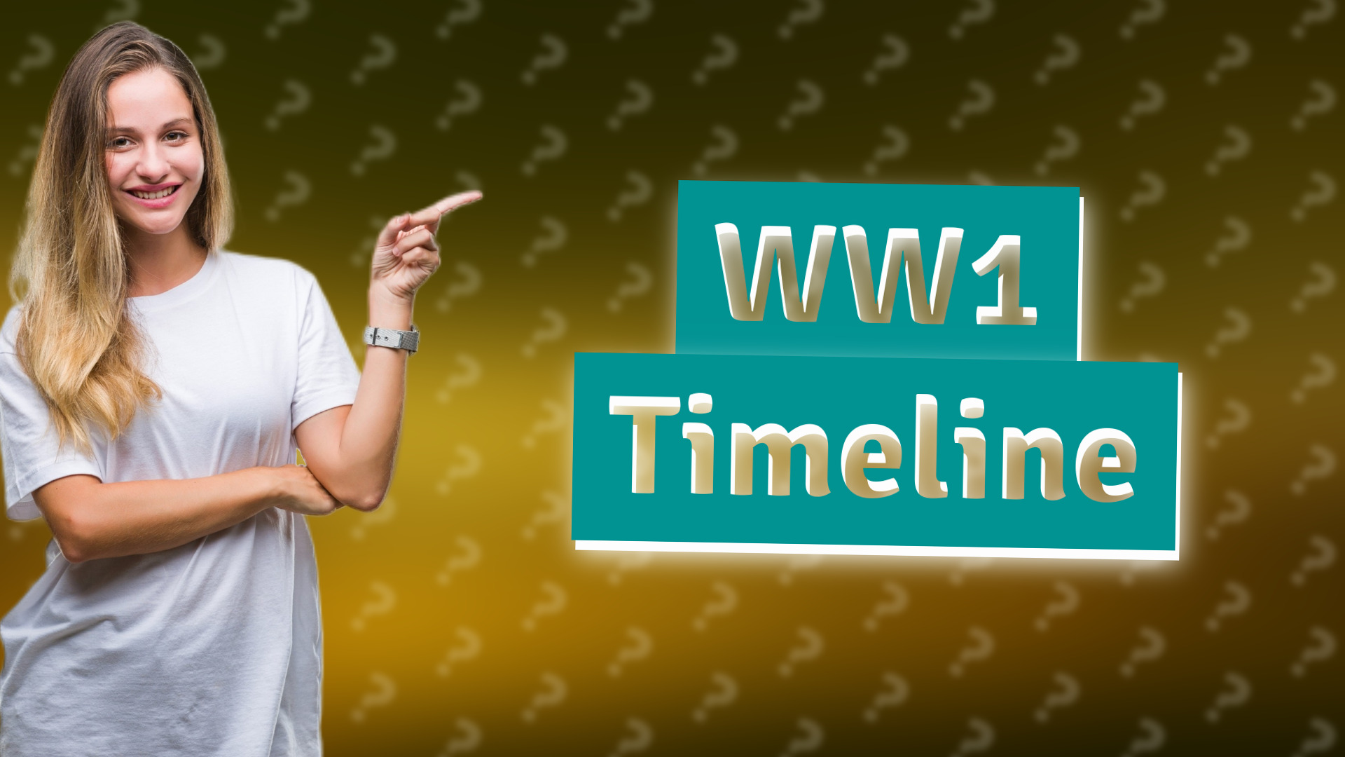 WW1 Timeline