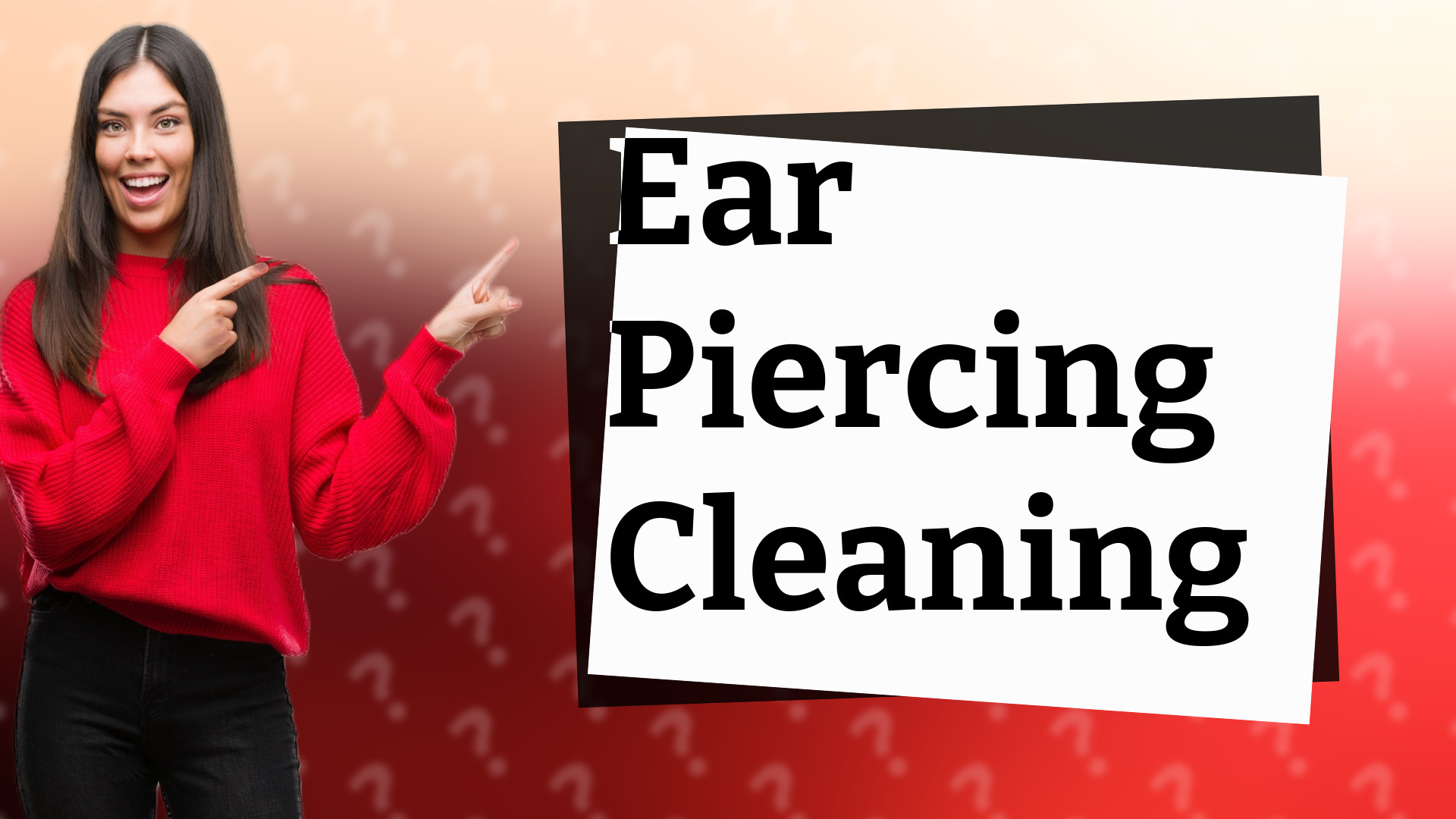 Ear Piercing Cleaning