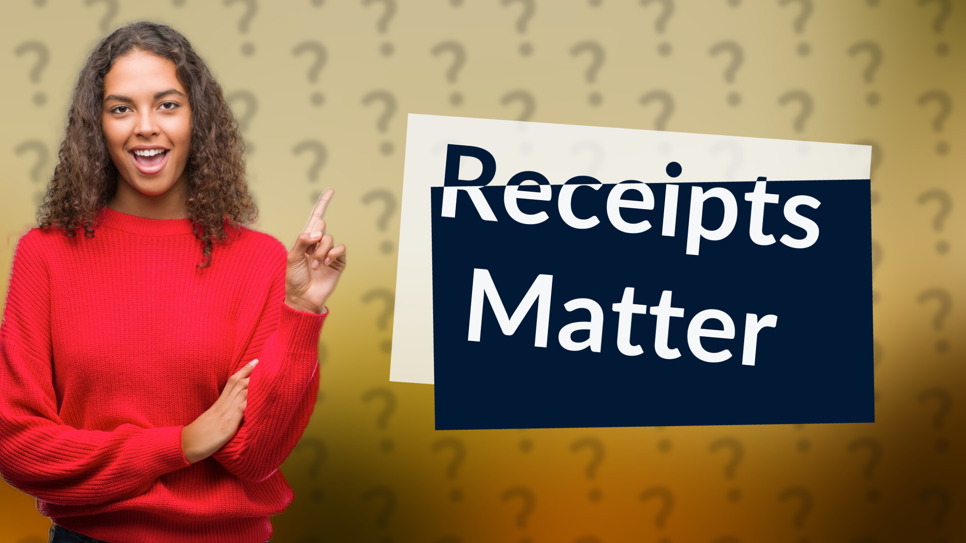 Receipts Matter