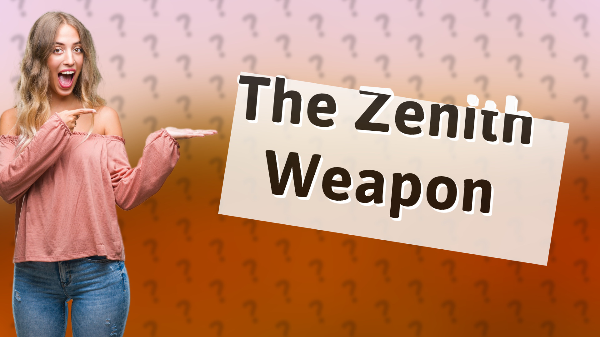 The Zenith Weapon