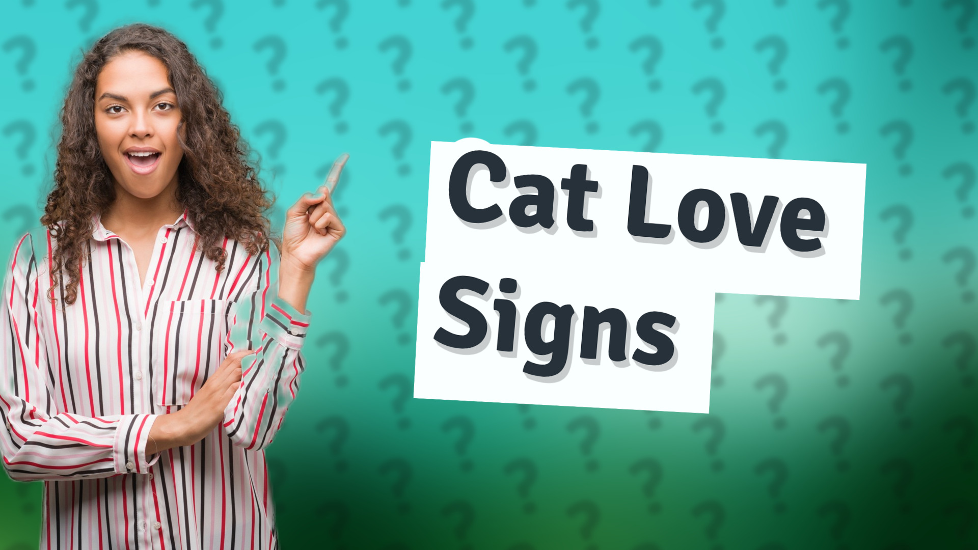 Cat Love Signs