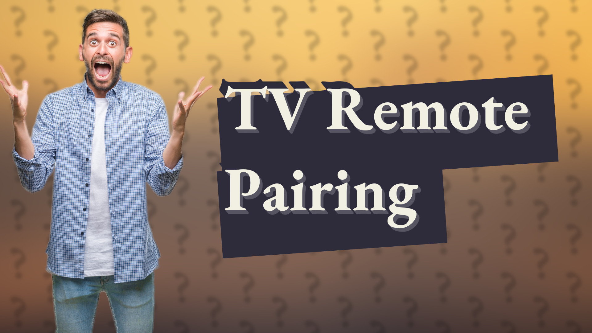 TV Remote Pairing