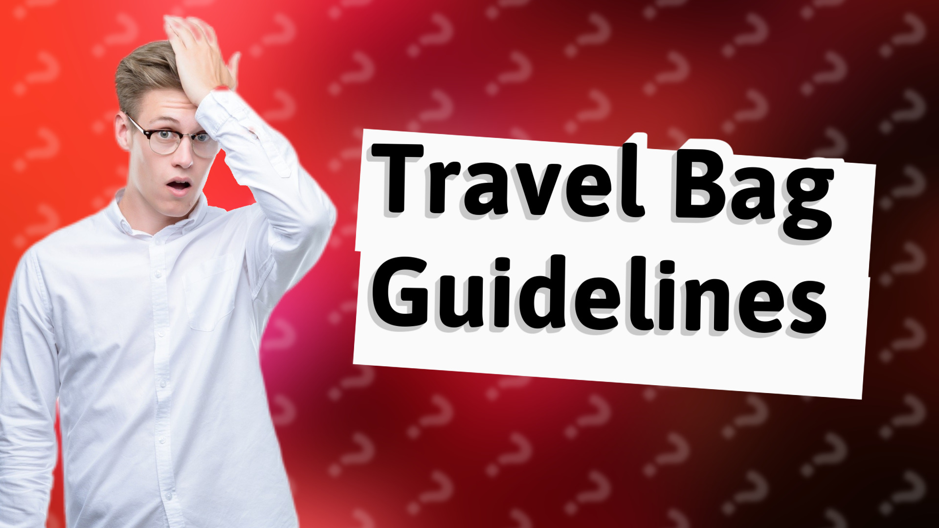 Travel Bag Guidelines