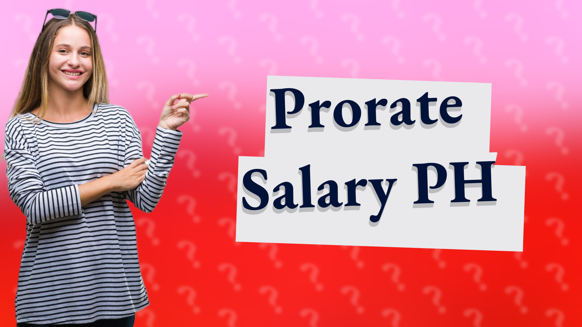 Prorate Salary PH