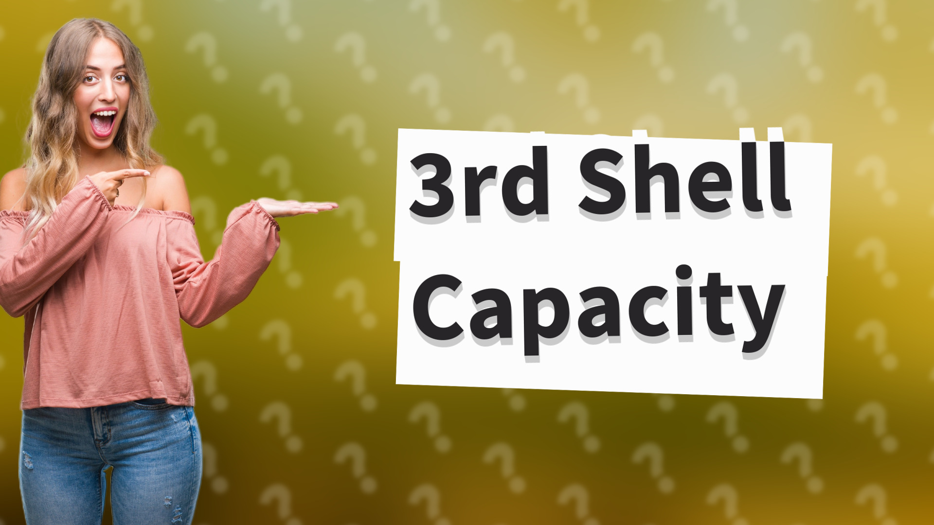 3rd Shell Capacity
