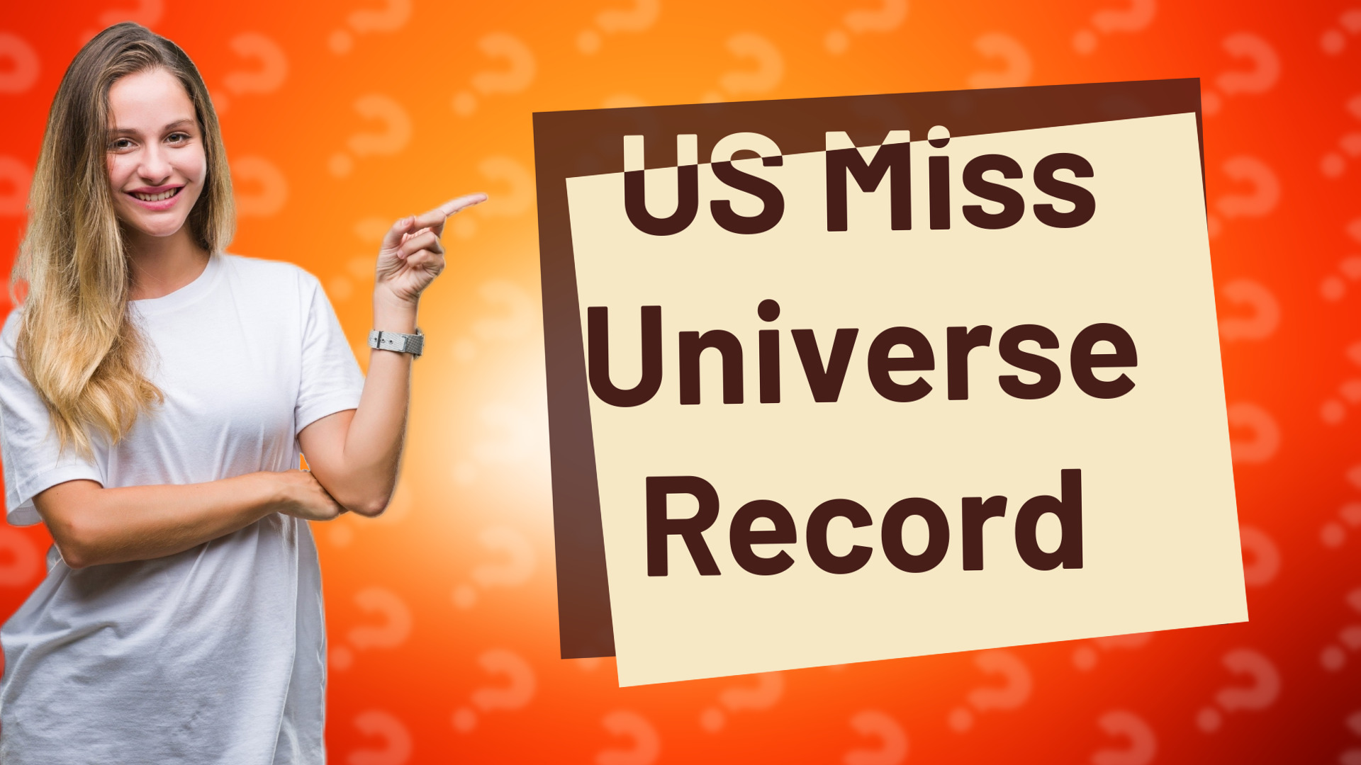 US Miss Universe Record
