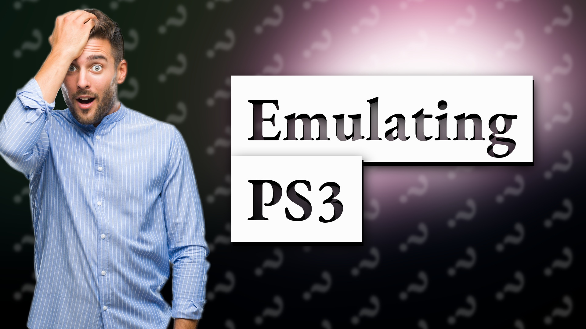 Emulating PS3