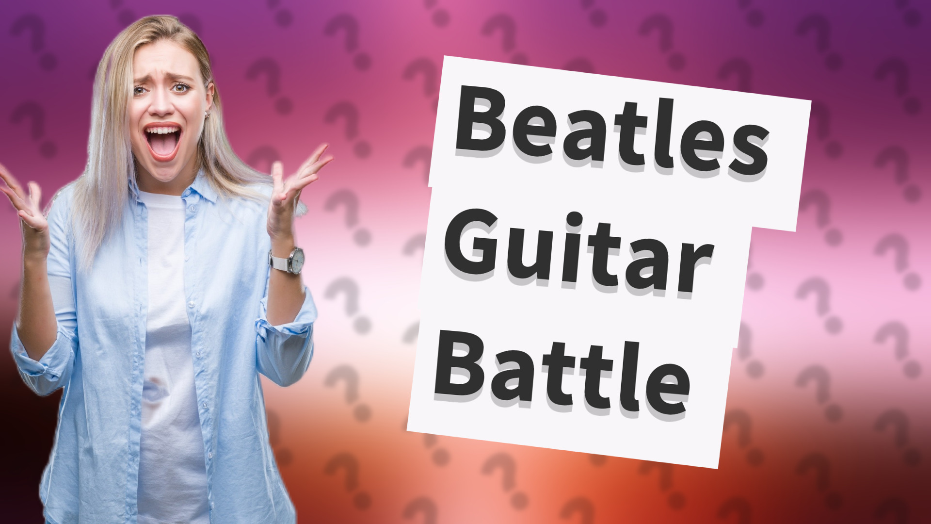 Beatles Guitar Battle