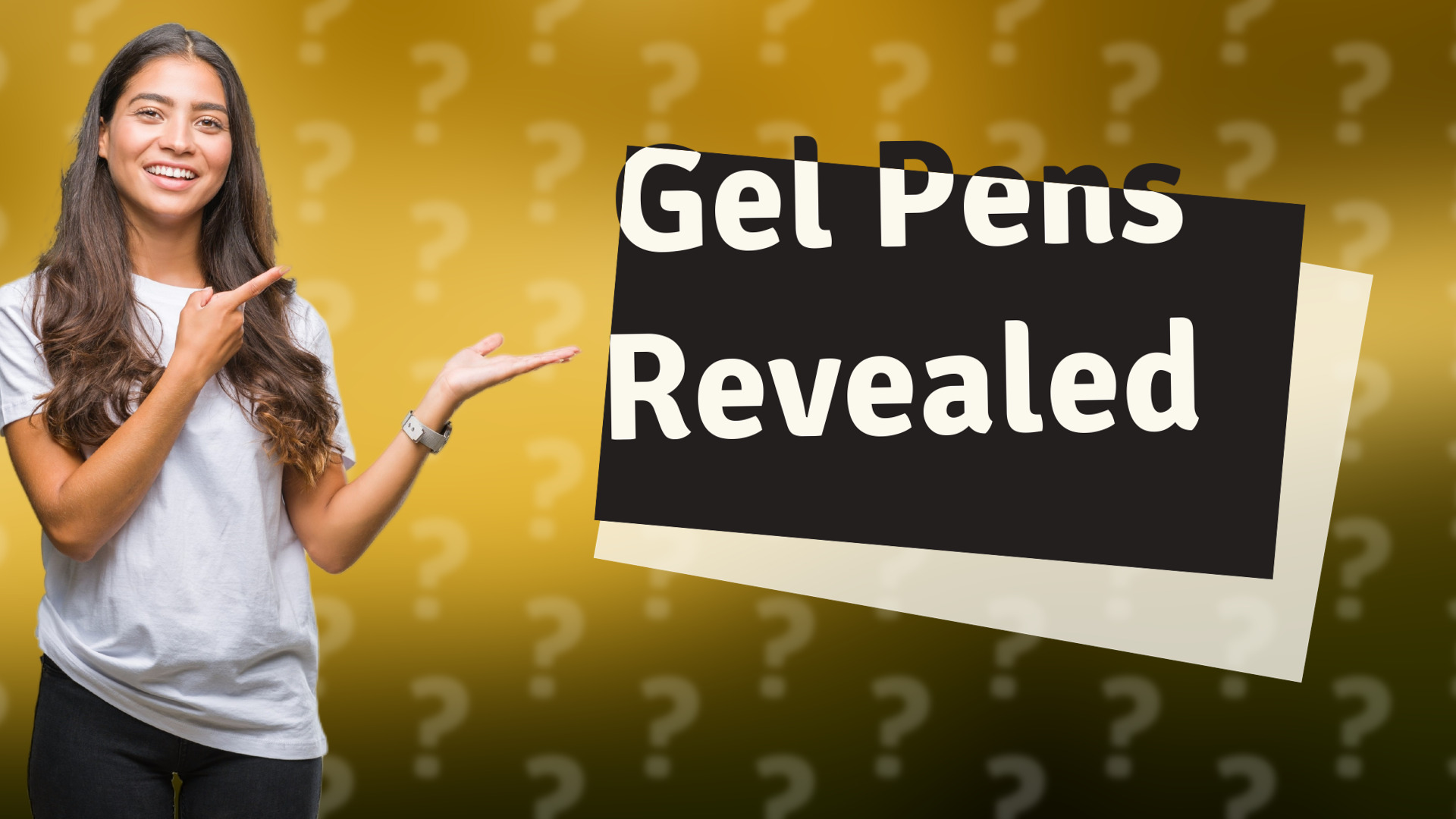 Gel Pens Revealed