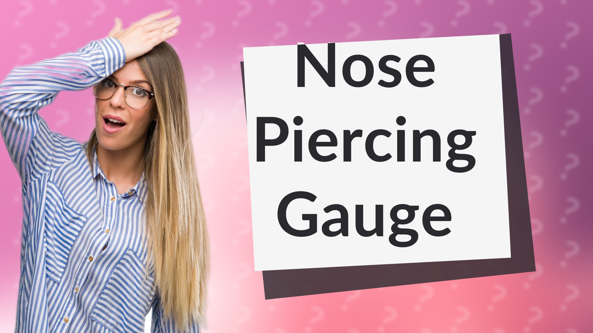 Nose Piercing Gauge