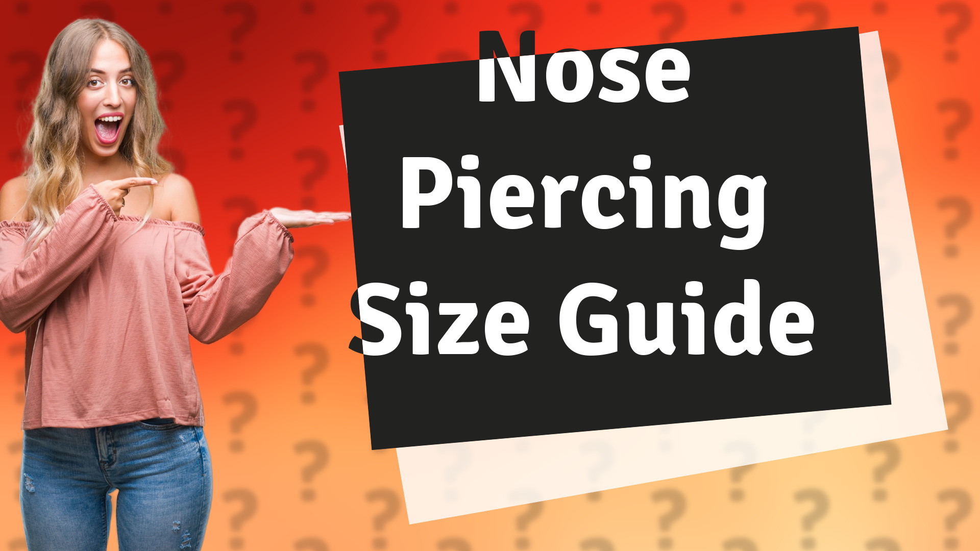 Nose Piercing Size Guide