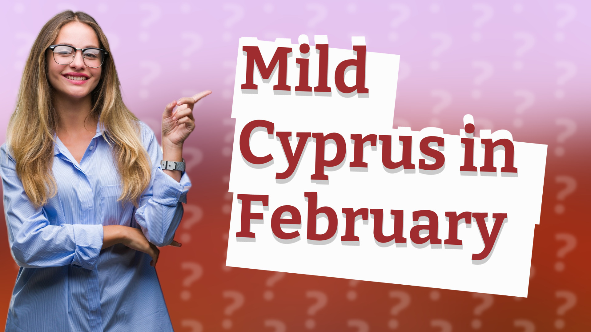Mild Cyprus in February