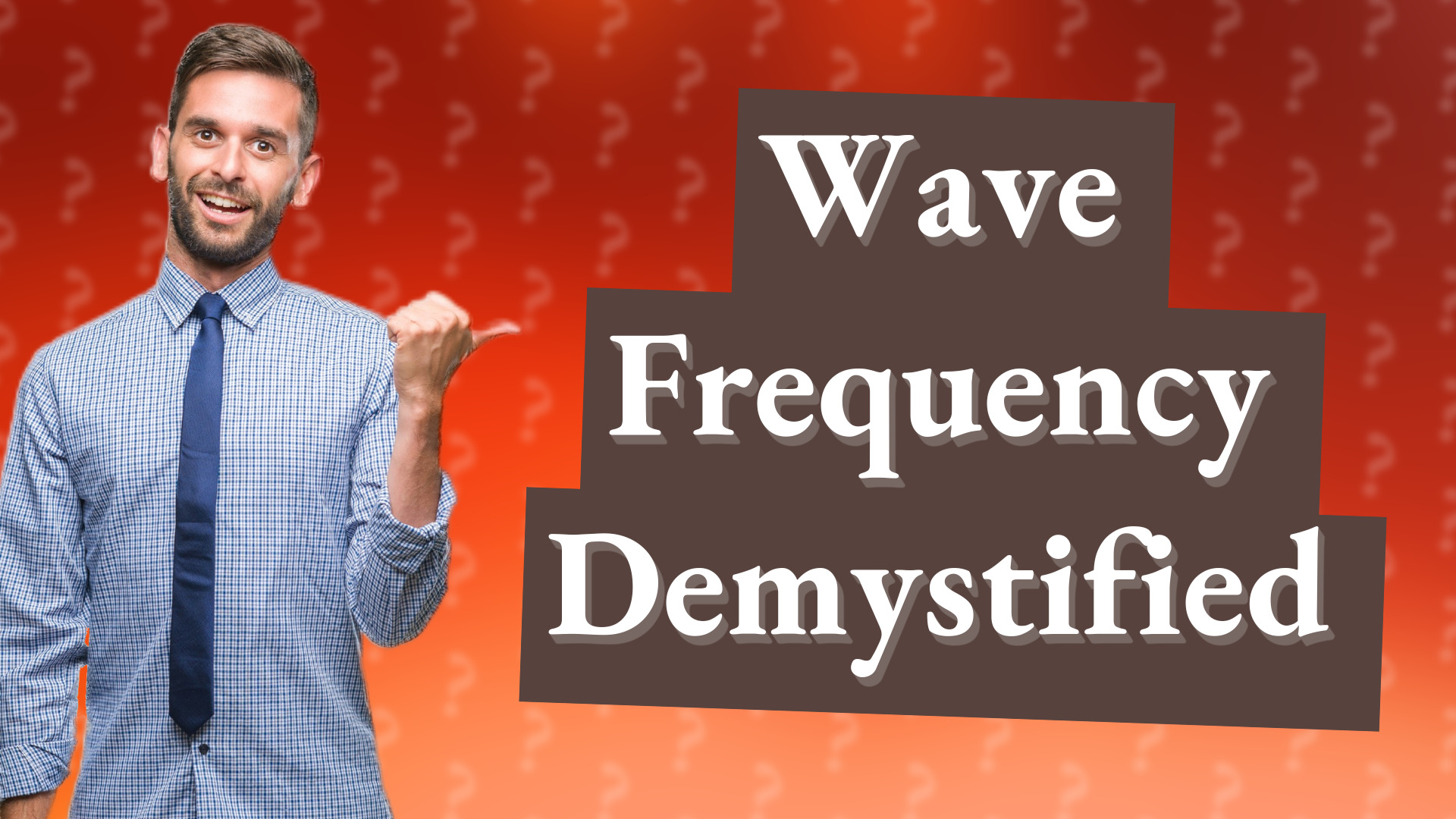 Wave Frequency Demystified