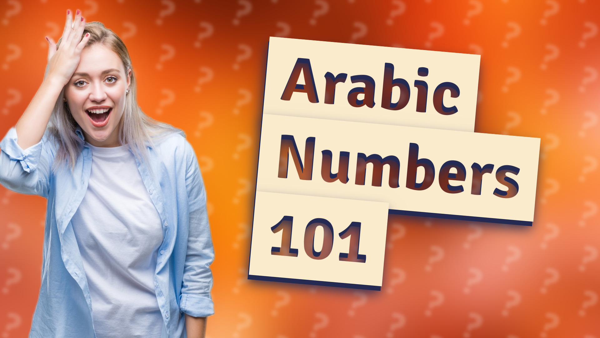 Arabic Numbers 101