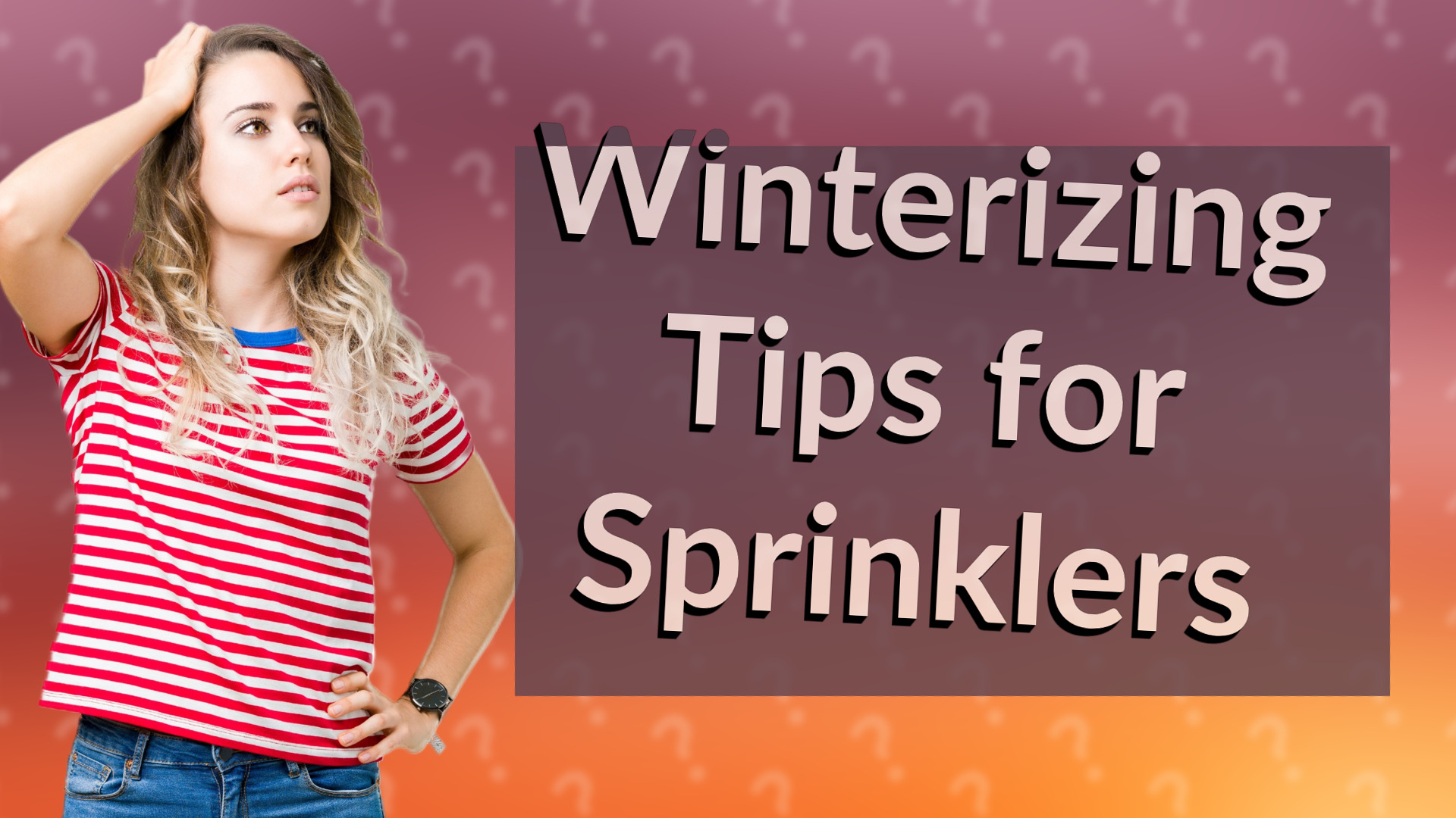 Winterizing Tips for Sprinklers
