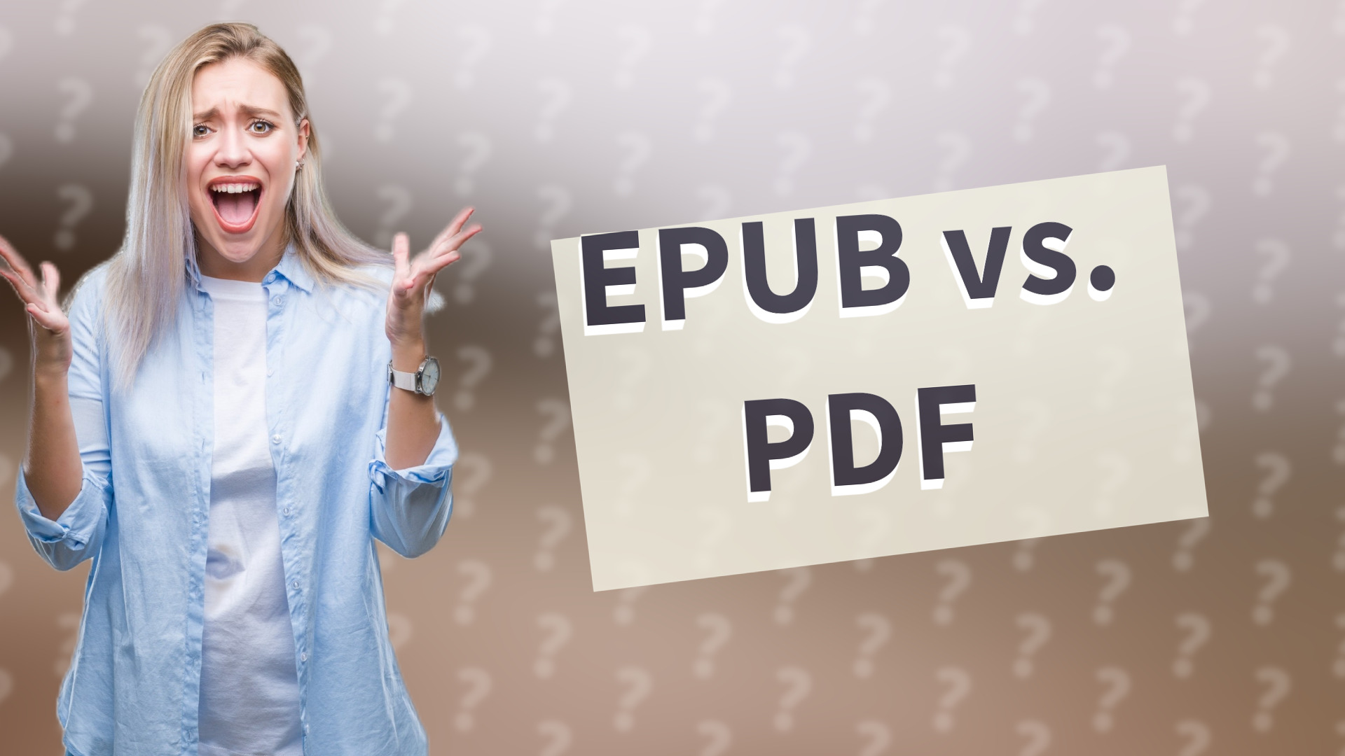 EPUB vs. PDF