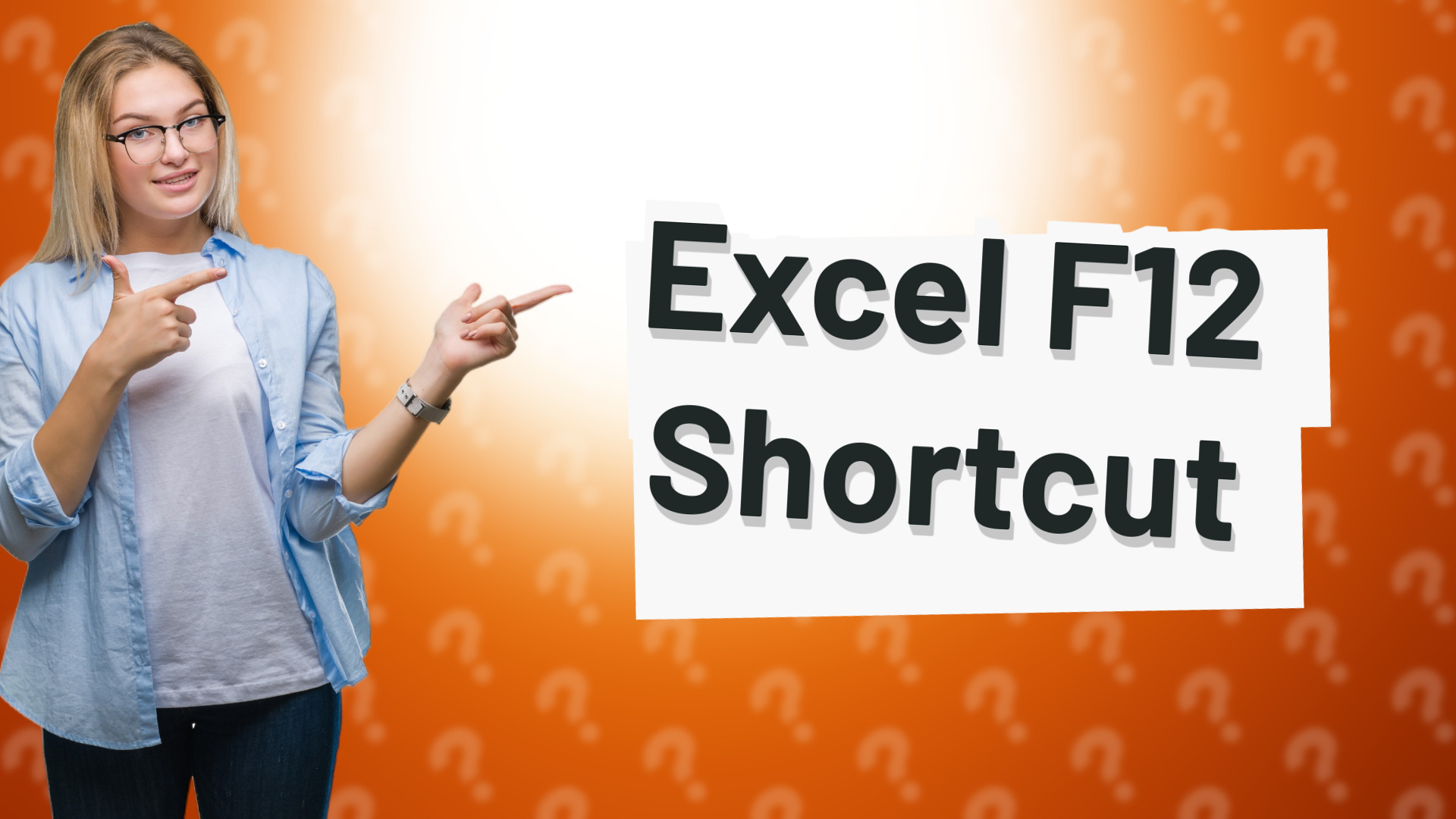 Excel F12 Shortcut