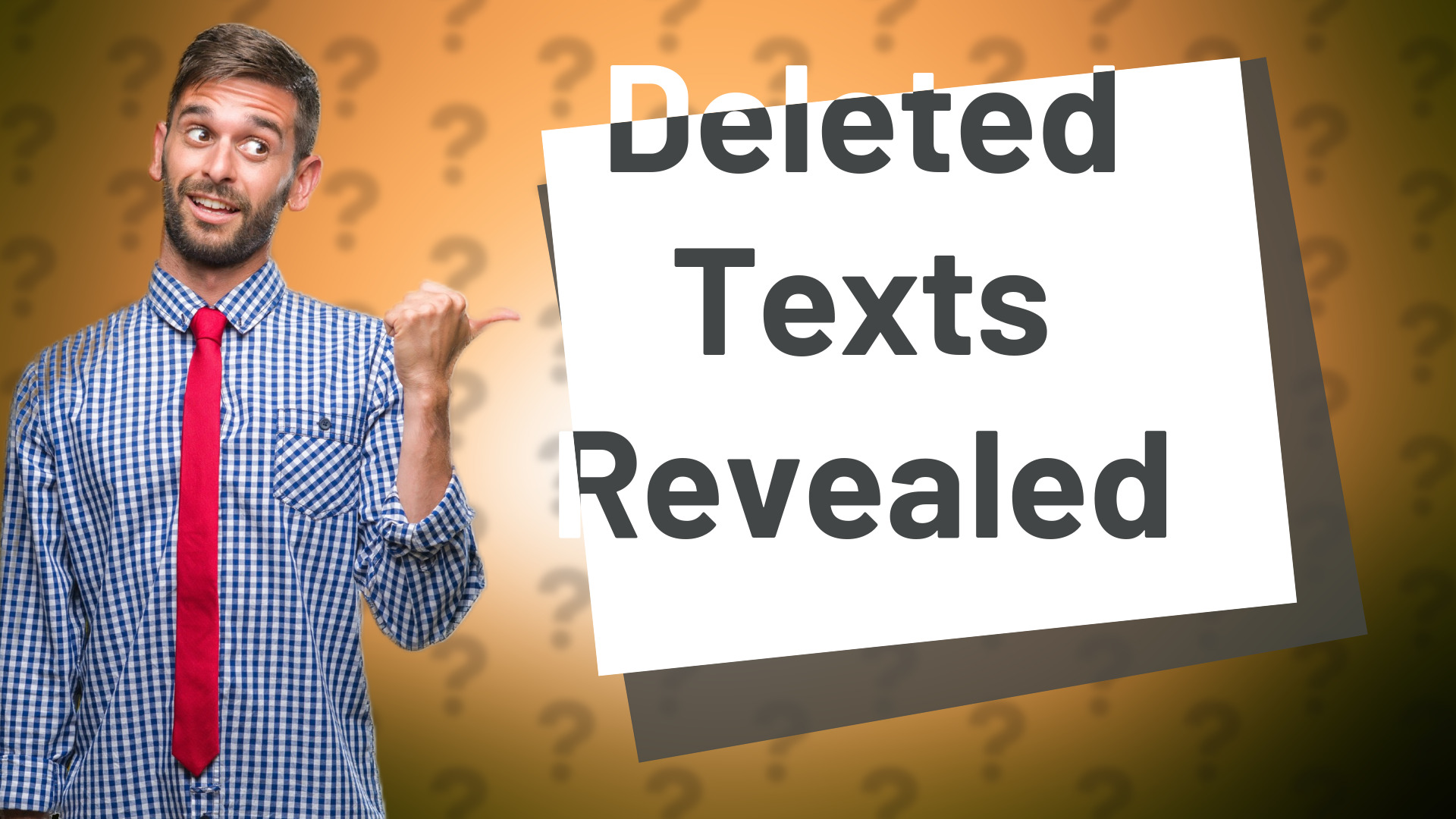 Deleted Texts Revealed