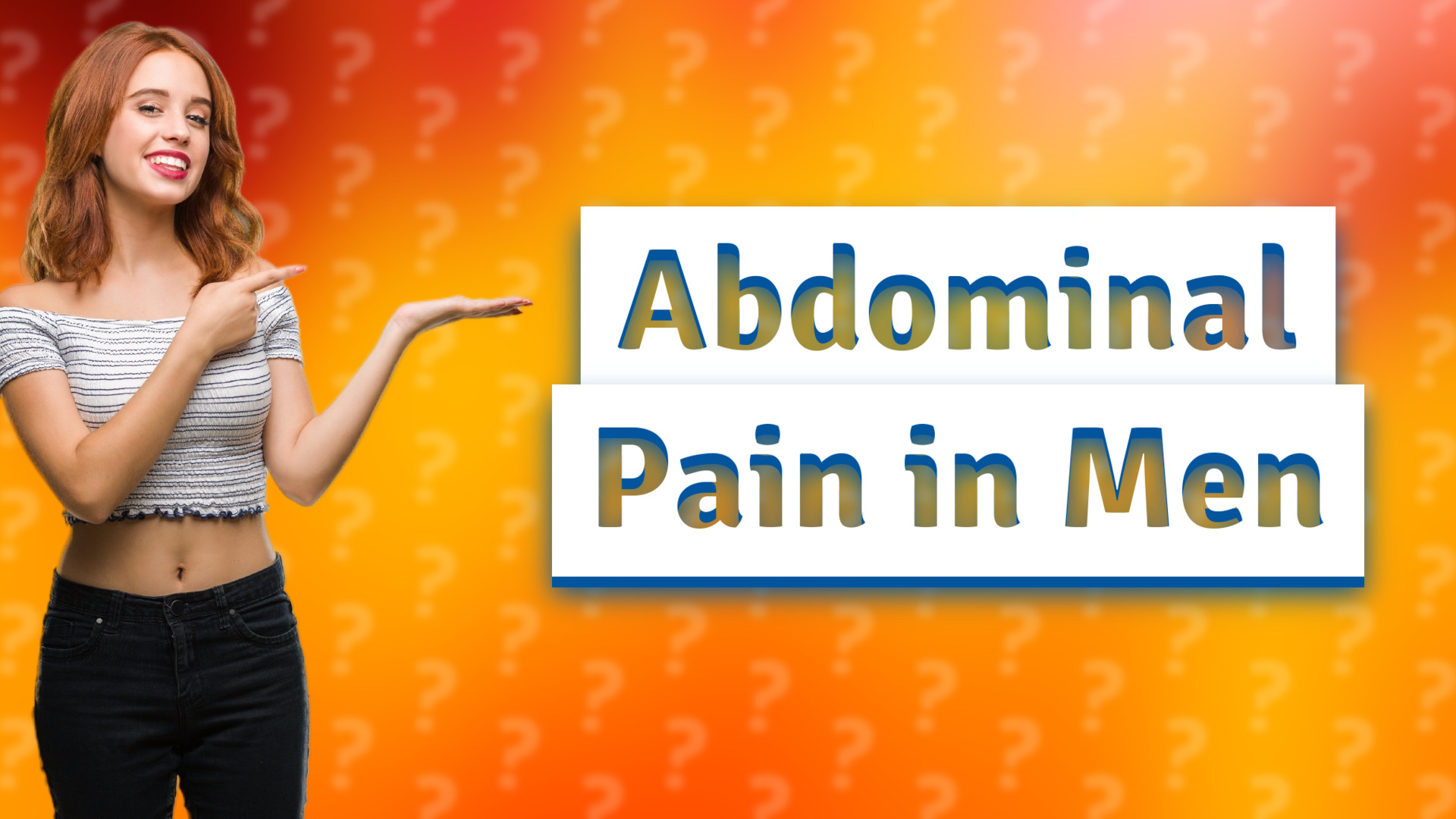 Abdominal Pain in Men