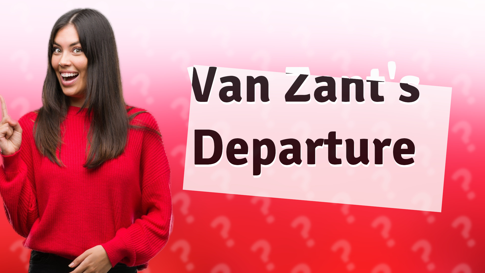 Van Zant's Departure
