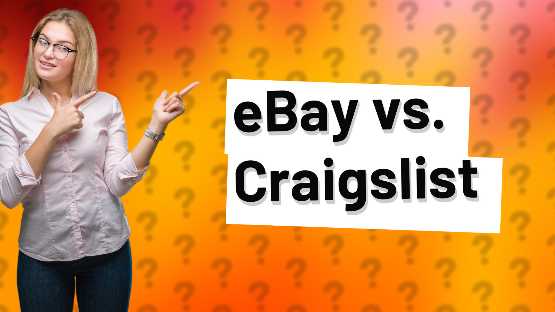 eBay vs. Craigslist