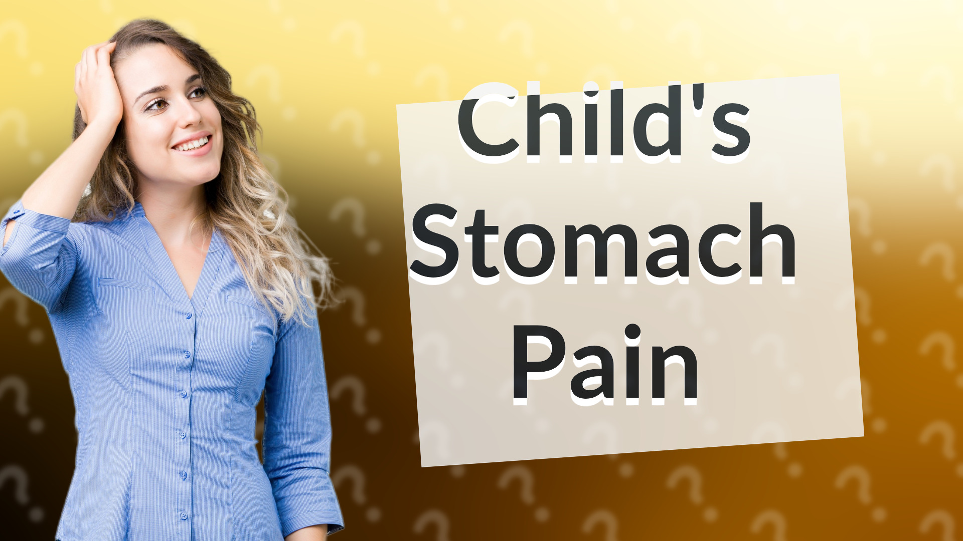 Child's Stomach Pain