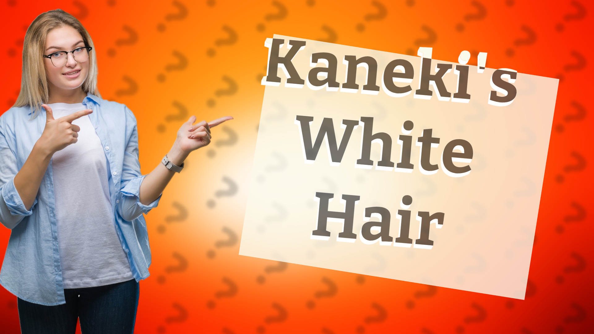 Kaneki's White Hair