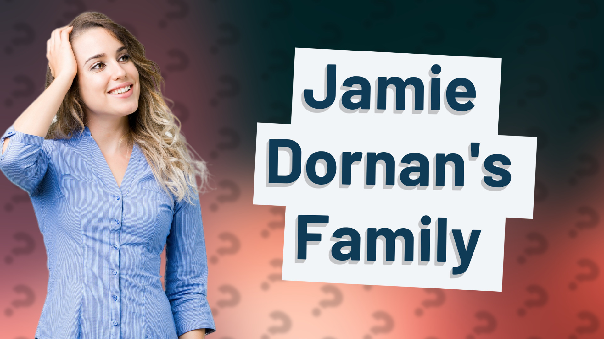 Jamie Dornan's Family