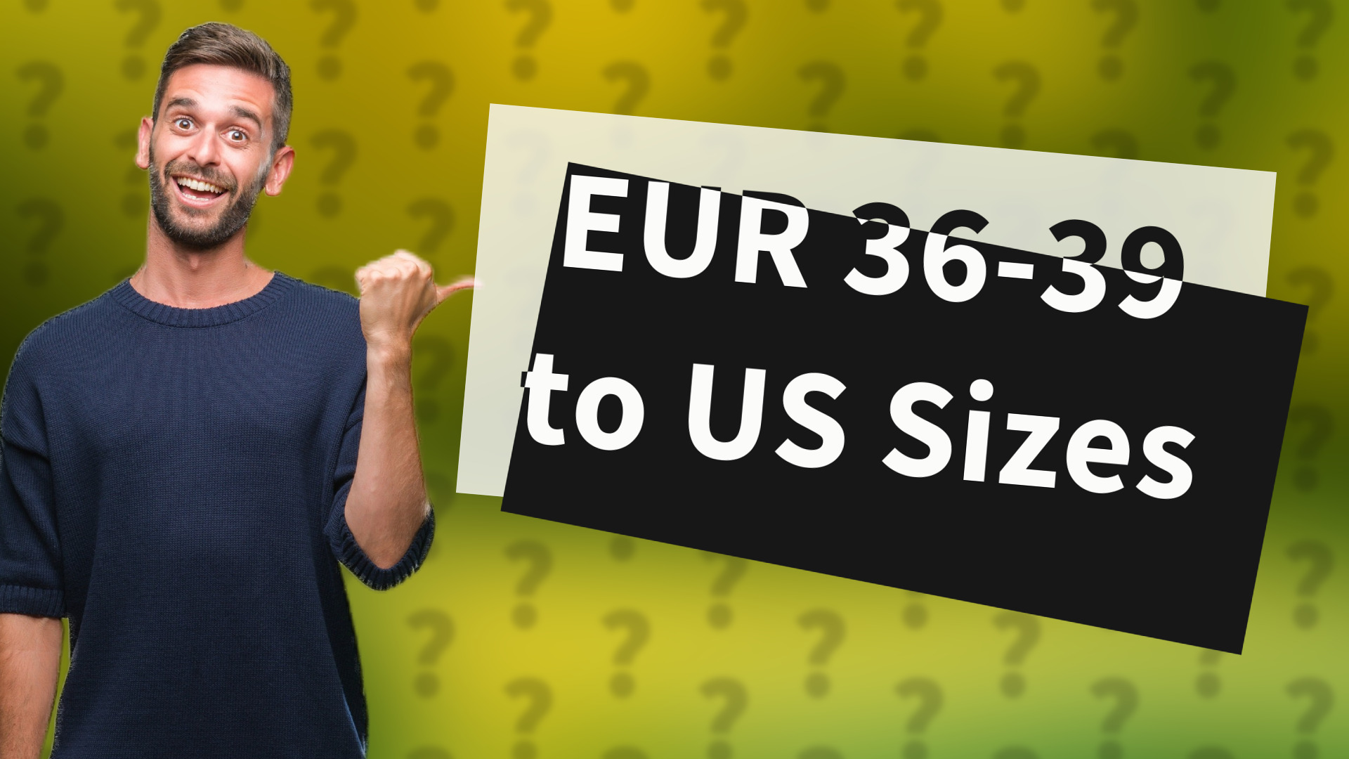 EUR 36-39 to US Sizes