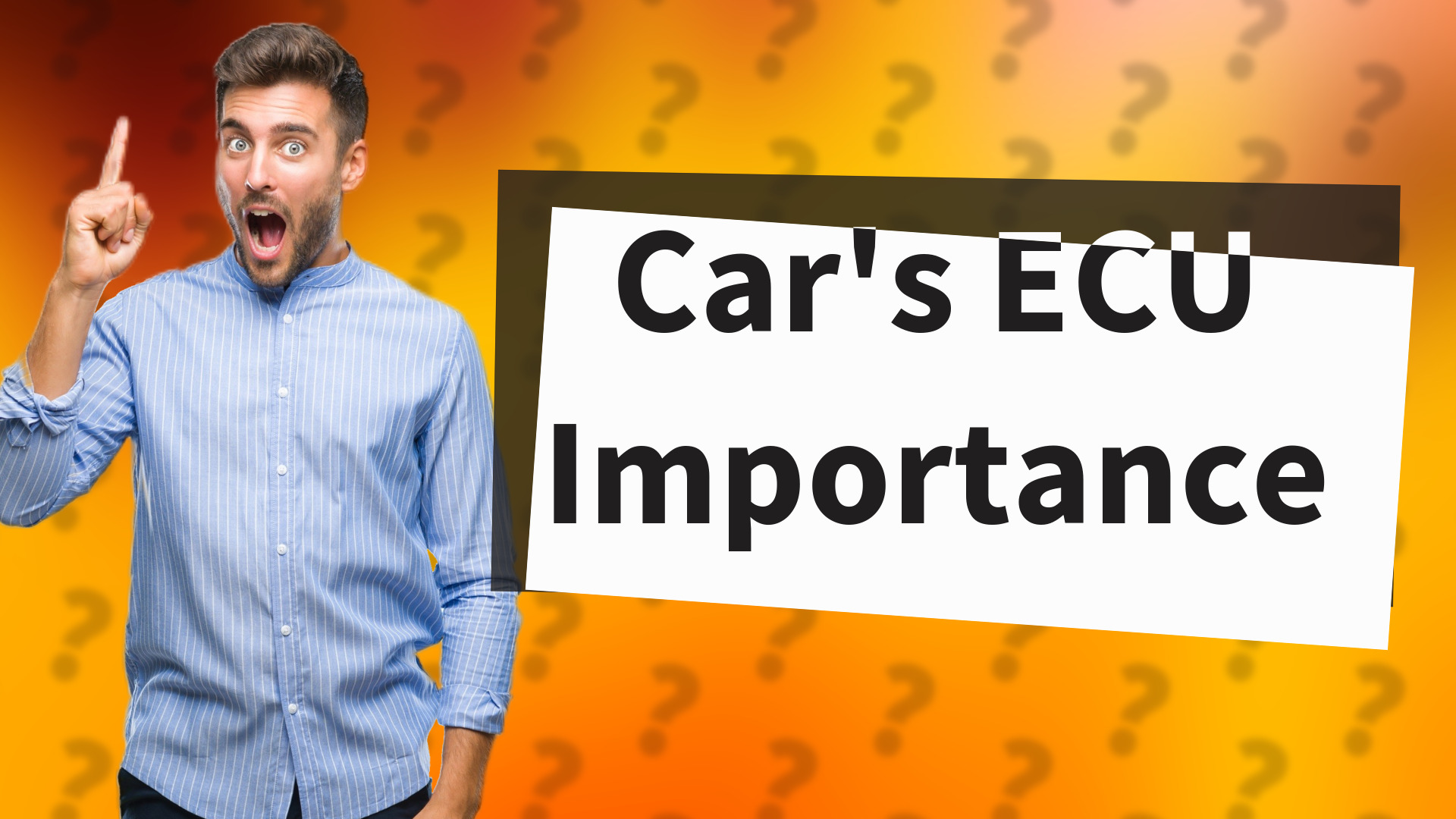 Car's ECU Importance