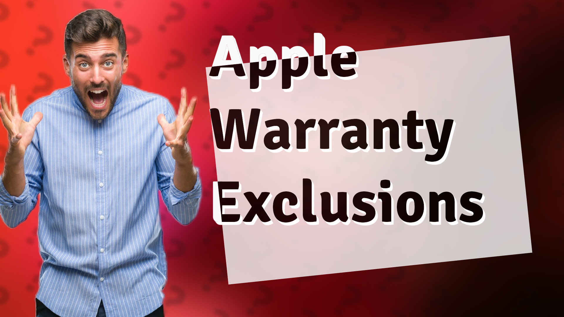 Apple Warranty Exclusions