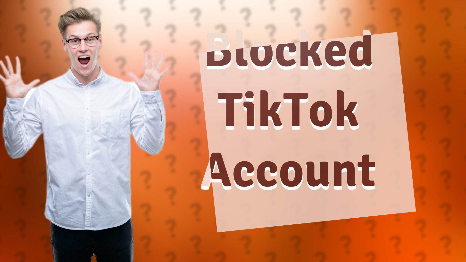 Blocked TikTok Account