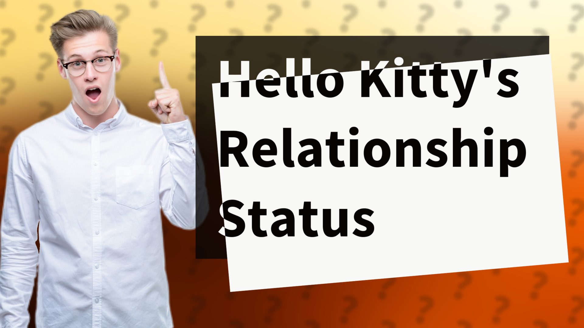 Hello Kitty's Relationship Status