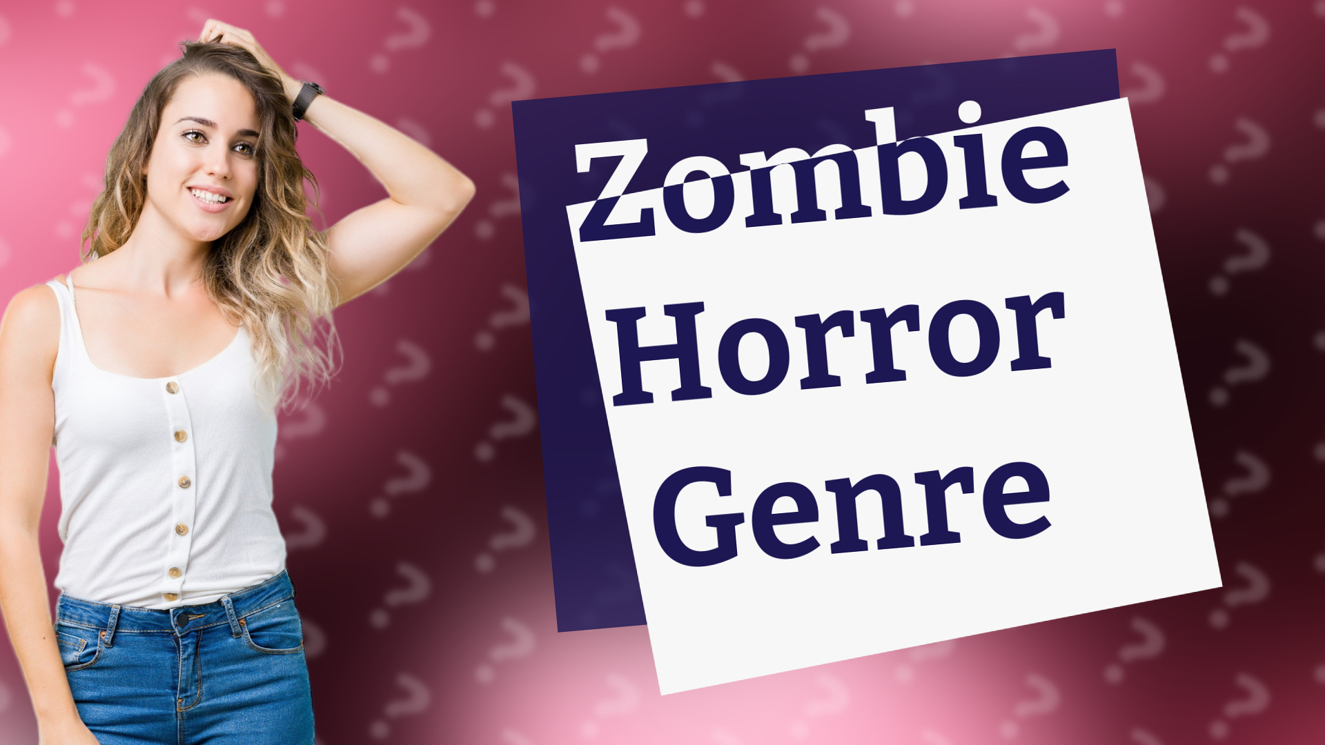 Zombie Horror Genre
