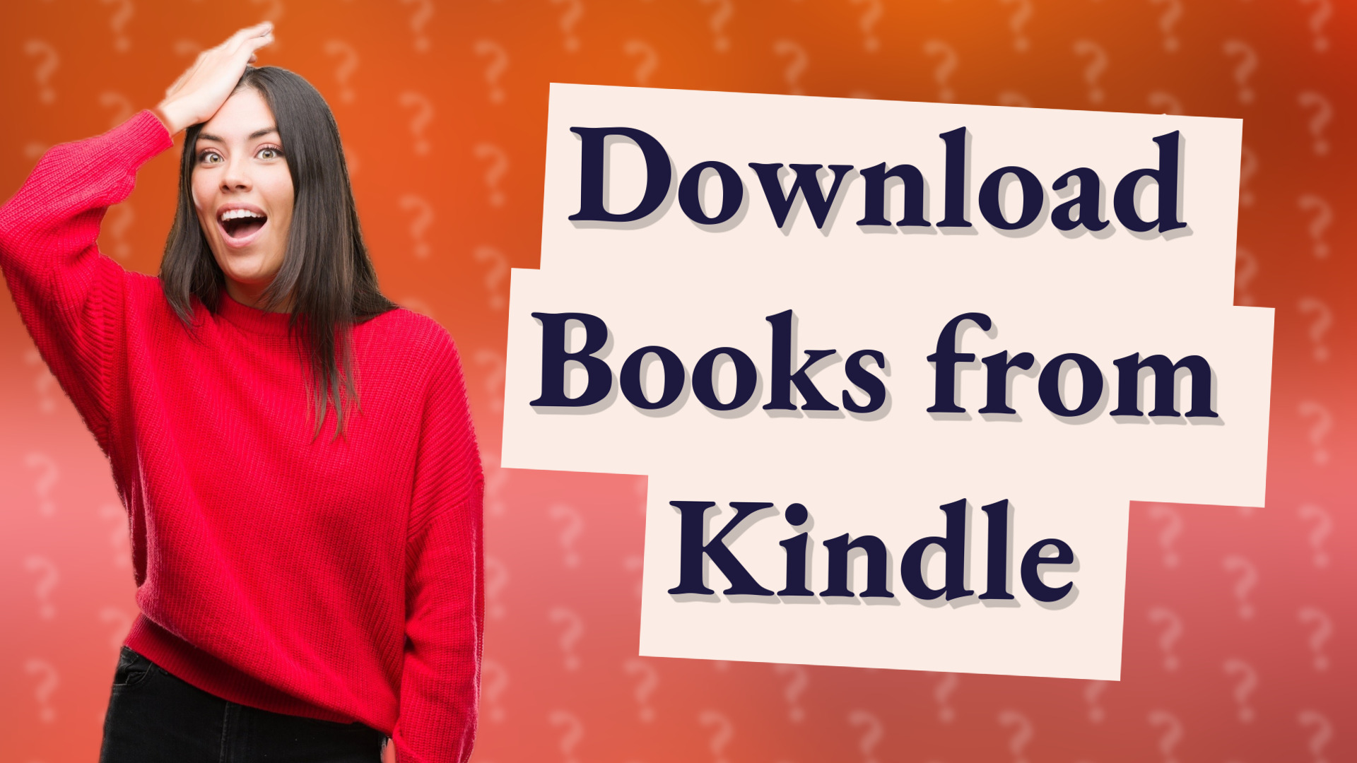 Download Books from Kindle