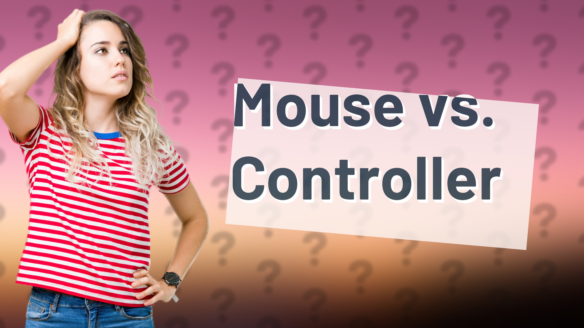 Mouse vs. Controller