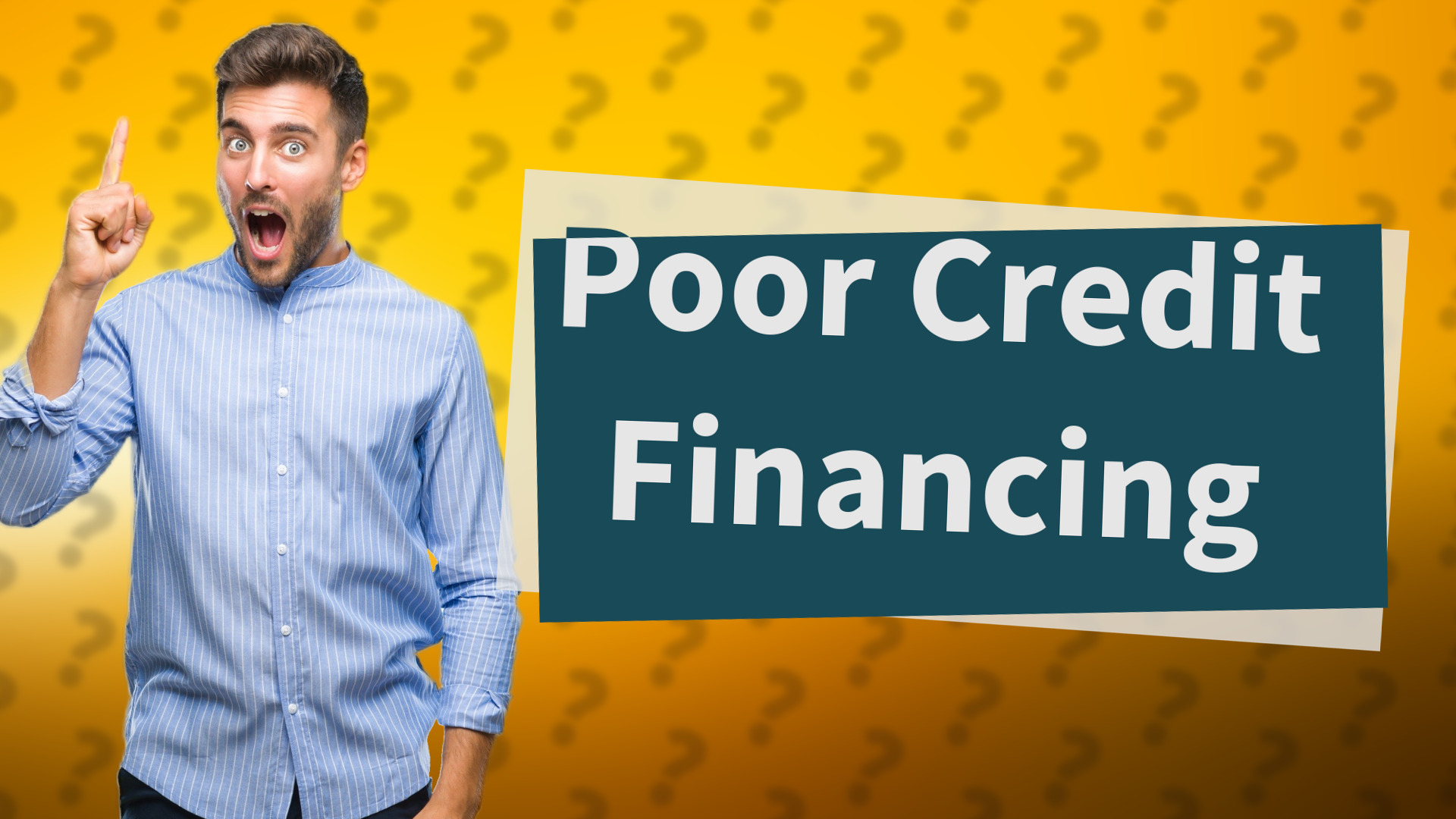 Poor Credit Financing