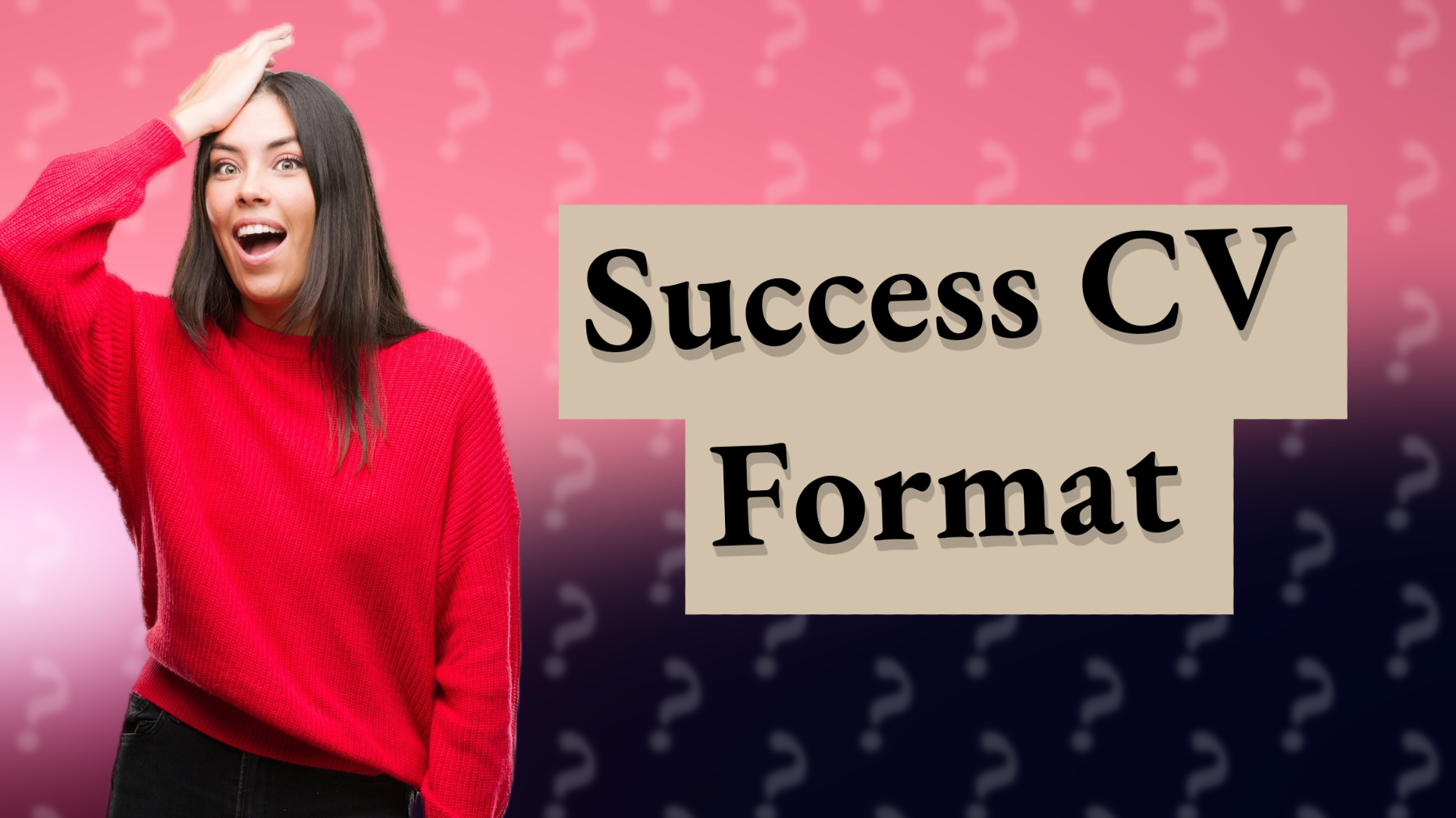 Success CV Format