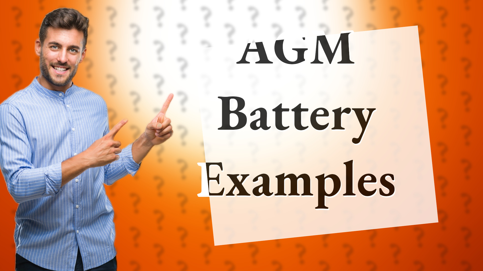 AGM Battery Examples