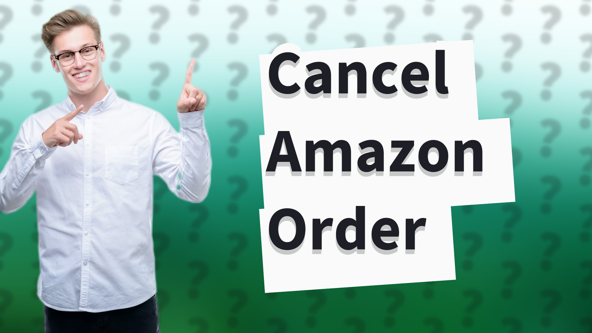 Cancel Amazon Order