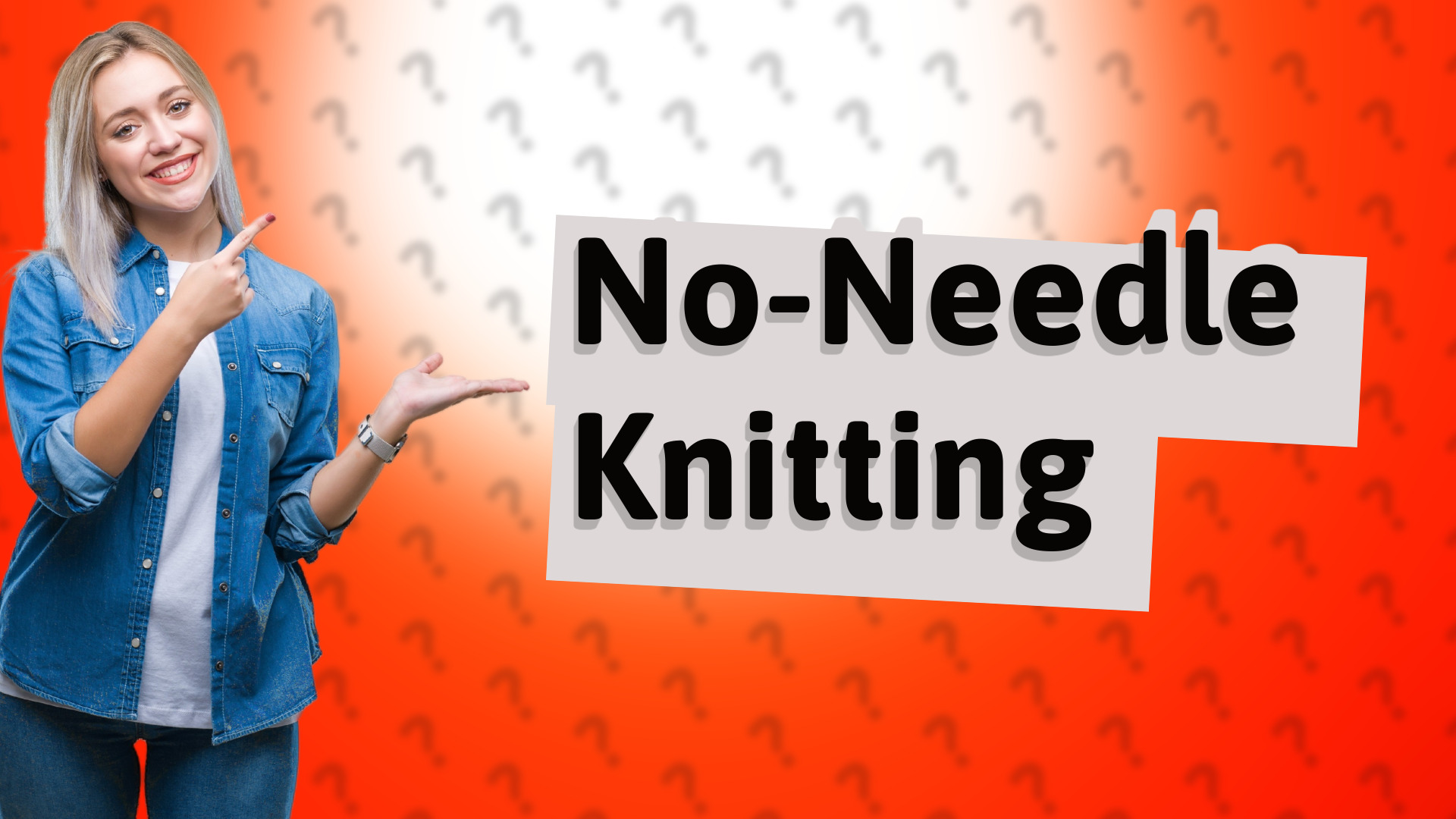 No-Needle Knitting