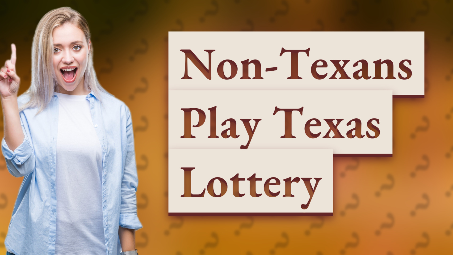 Non-Texans Play Texas Lottery